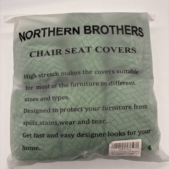 Northern Brothers Other - Dining room chair seat covers GREEN Northern Brothers X6 Christmas Holiday